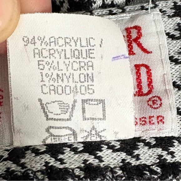 Vintage Mister Leonard Pants Womens Medium (27x25.5) Houndstooth High Rise - Picture 6 of 13